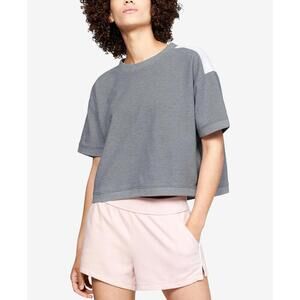 Under Armour Womens Fleeced Relaxed Crop Top Size M